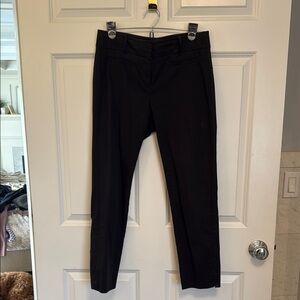 Ann Taylor Sleek Black Pants